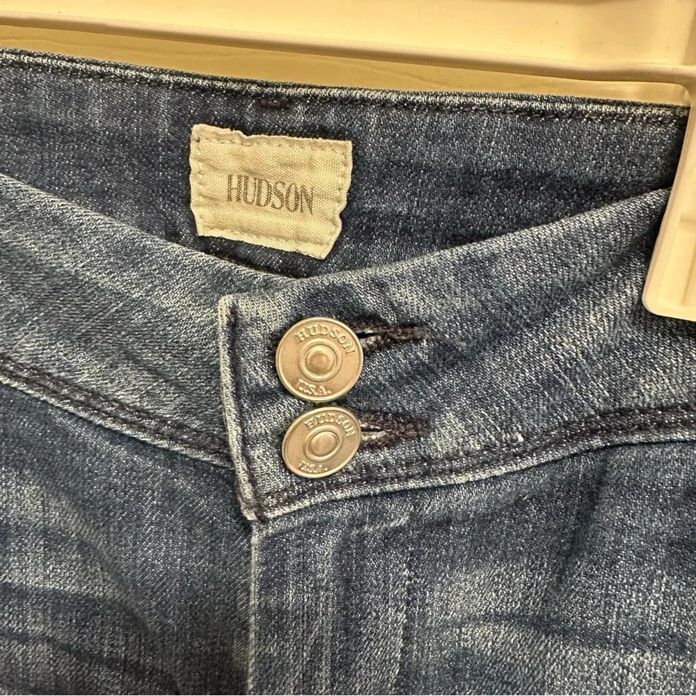 Hudson Collin Flap Skinny Jeans Crop Women’s Size 30 - Picture 4 of 7